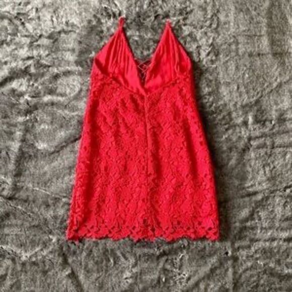 ❤️ NWT! The Jetset Diaries Private Beach Mini Red Dress - Picture 6 of 7